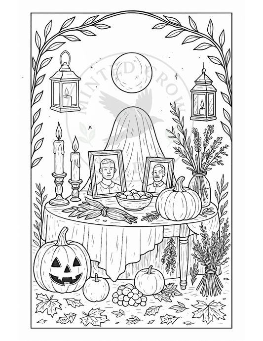 Lanterns for the Lost - Printable Coloring Page