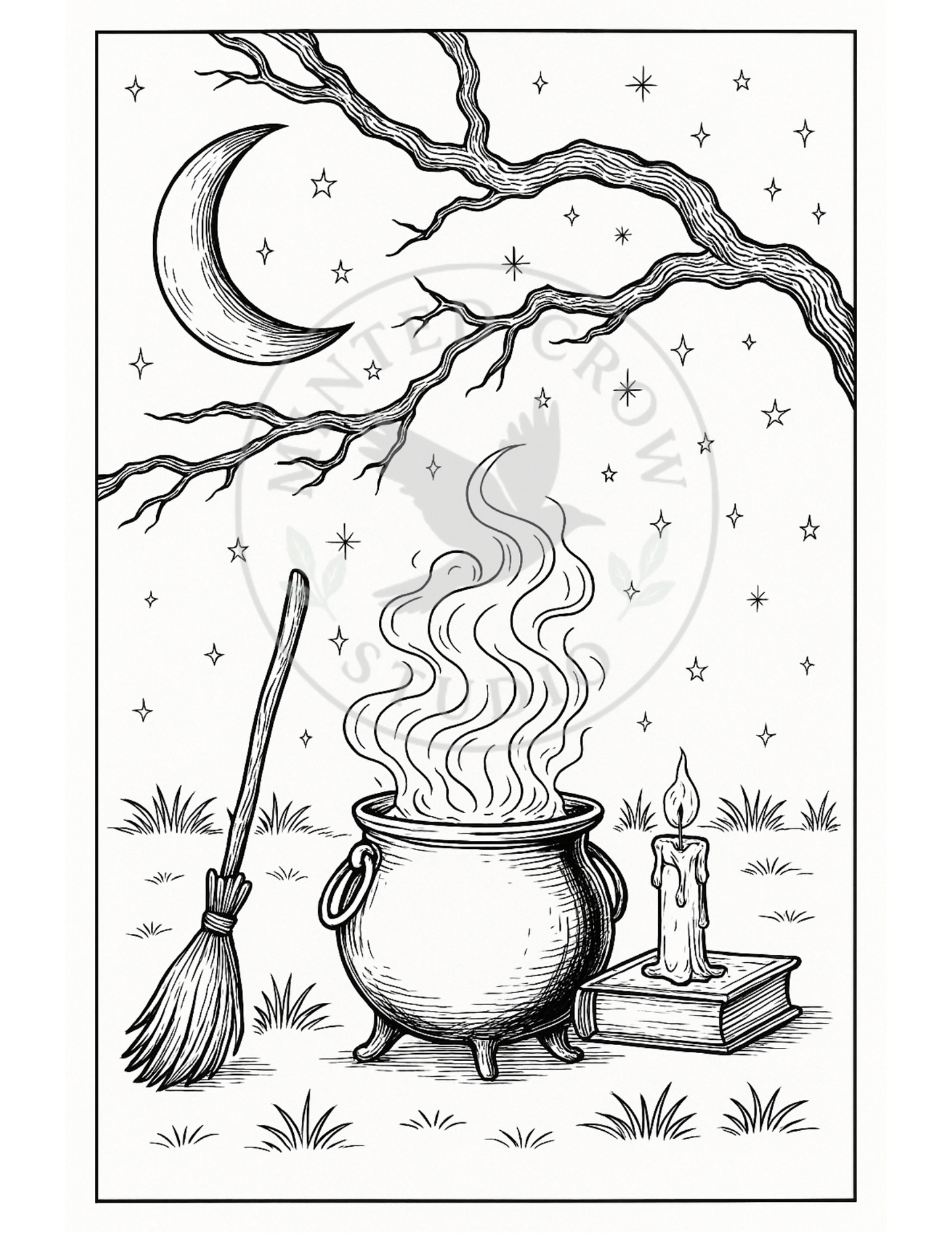 Ritual Ready - Printable Coloring Page