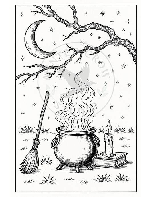 Ritual Ready - Printable Coloring Page