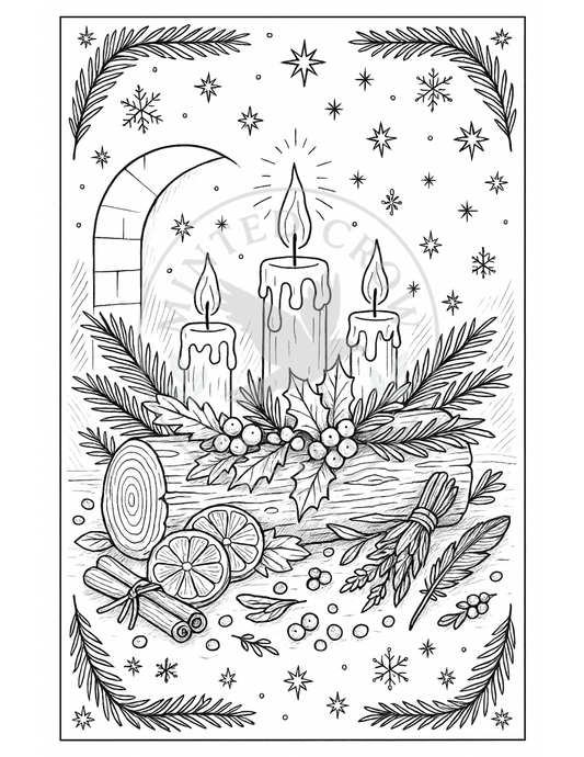 Emberlight Offering - Printable Coloring Page