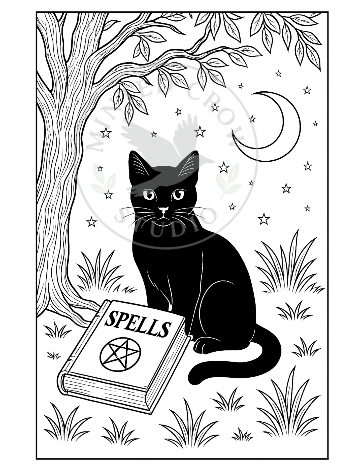 Pages of Power - Printable Coloring Page