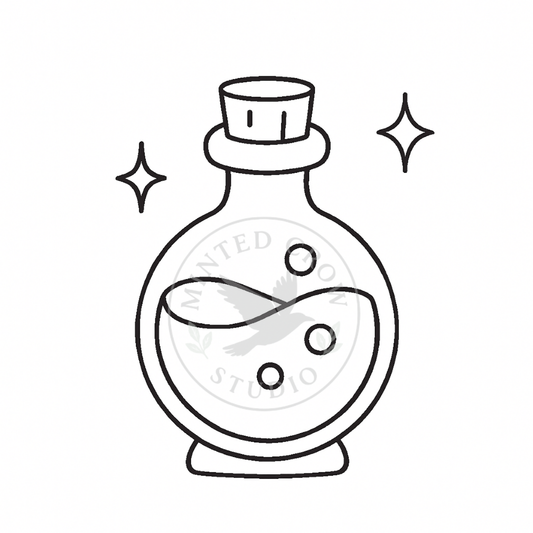 Elixir Mini - Printable Coloring Page