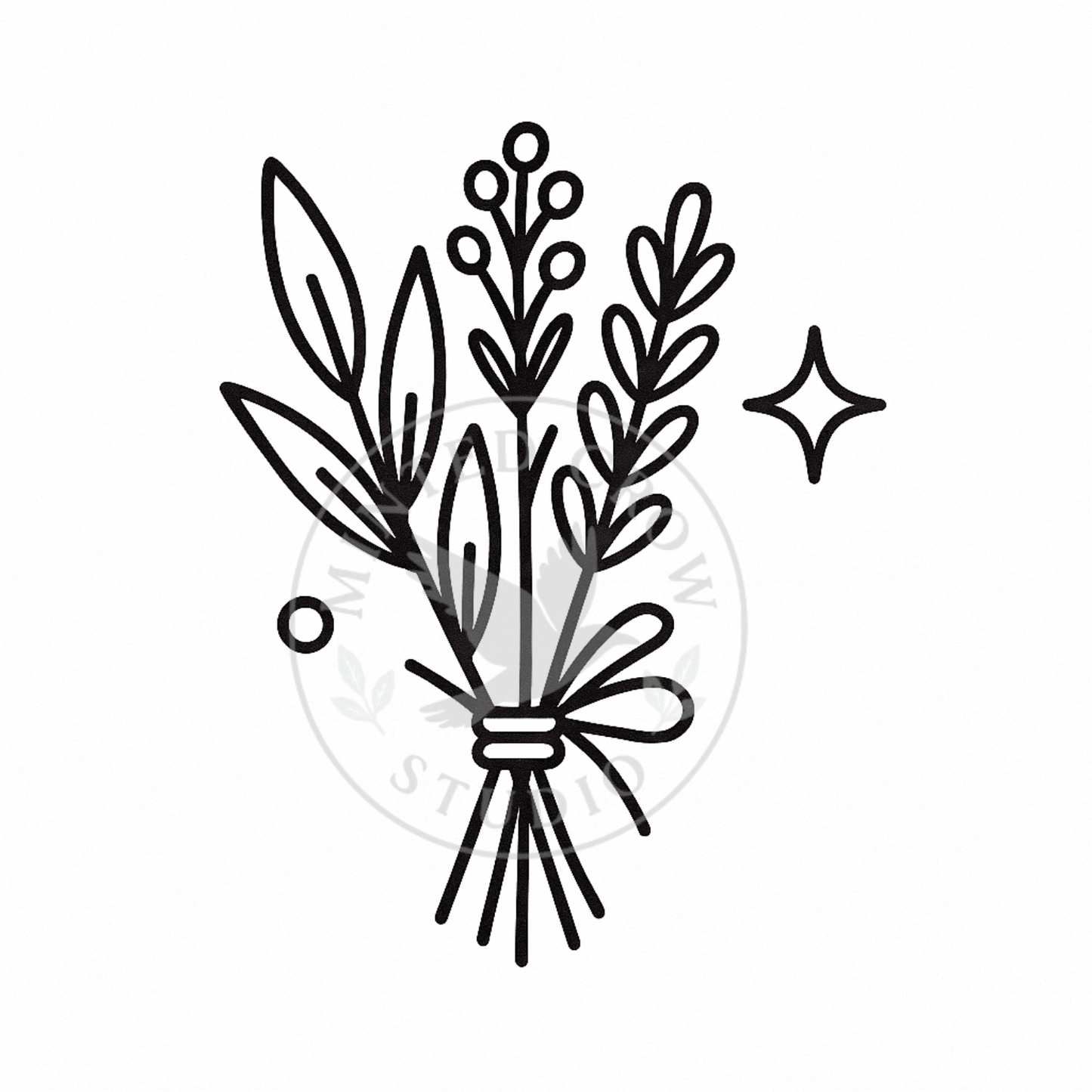 Herbal Bundle Mini - Printable Coloring Page