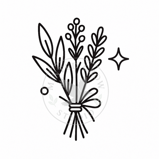 Herbal Bundle Mini - Printable Coloring Page