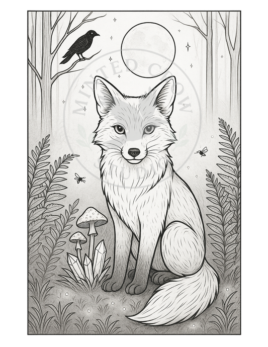 Silent Guardian - Printable Coloring Page