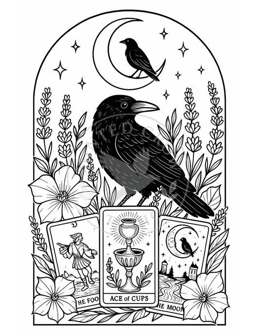 The Seer's Companion - Printable Coloring Page