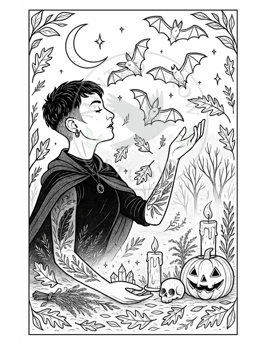 Twilight Summons  - Printable Coloring Page