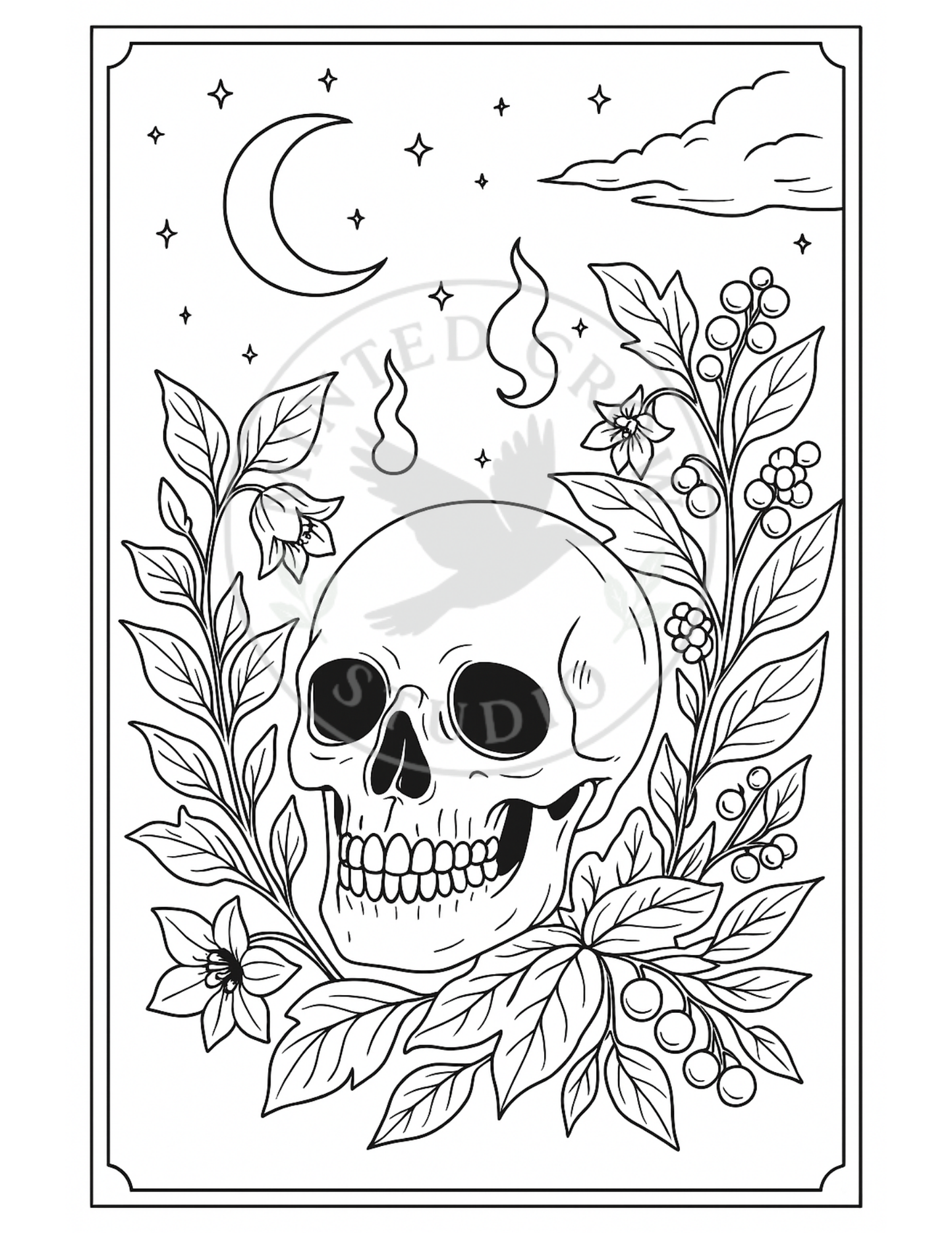Veilroot - Printable Coloring Page