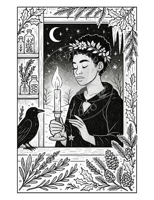 Warm Welcome  - Printable Coloring Page